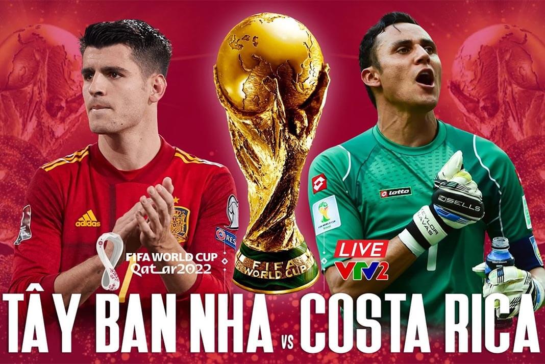 Soi kèo Tây Ban Nha vs Costa Rica 23h00 ngày 23/11/2022 bảng E World Cup 2022